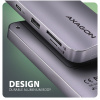 Axagon HMC-6GM2 USB Type-C 6-In-1 dokkoló #6