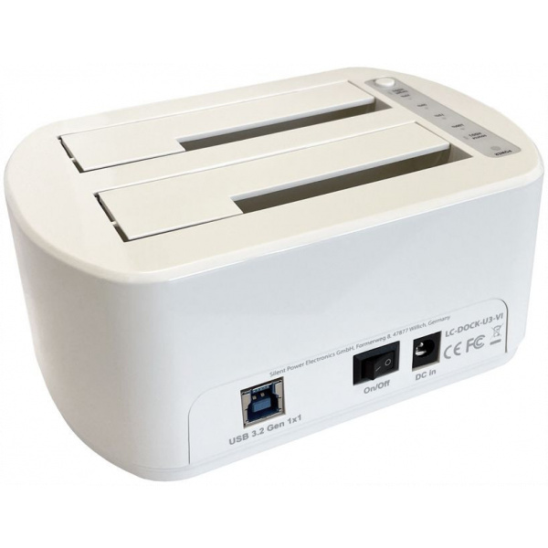 LC Power SATA dokkoló HDD/SSD-hez USB 3.2 (LC-DOCK-U3-VI) #3