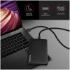 Axagon Slide Box USB-C periféria ház 2,5
