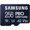 256GB Samsung PRO Ultimate microSD kártya + SD adapter (Class 10) #2