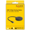 Delock USB Type-C M.2 dokkoló állomás M.2 NVMe / SATA SSD-hez USB 10 Gbps #3