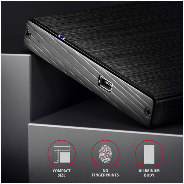 Axagon EE25-XA3 külső ház 2,5" SATA HDD/SSD-hez > USB 3.2 #2