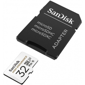 32GB Sandisk High Endurance microSD kártya + SD adapter (Class 10) #2