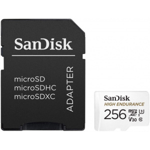 256GB Sandisk High Endurance microSD kártya + SD adapter (Class 10) #2