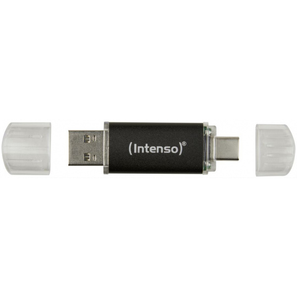 32GB Intenso Twist-Line USB 3.2 (USB-A + USB-C) Pendrive (fekete) #2