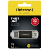 32GB Intenso Twist-Line USB 3.2 (USB-A + USB-C) Pendrive (fekete) #3