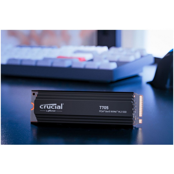 4TB Crucial T705 M.2 NVMe 2.0 SSD (PCIe Gen.5) hűtőbordával NEW #6