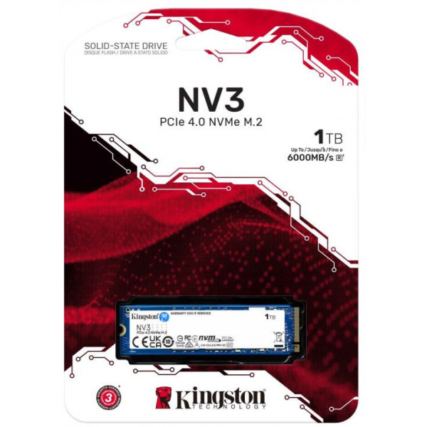 1TB Kingston NV3 NVMe SSD M.2 2280 (PCIe 4.0) NEW #3
