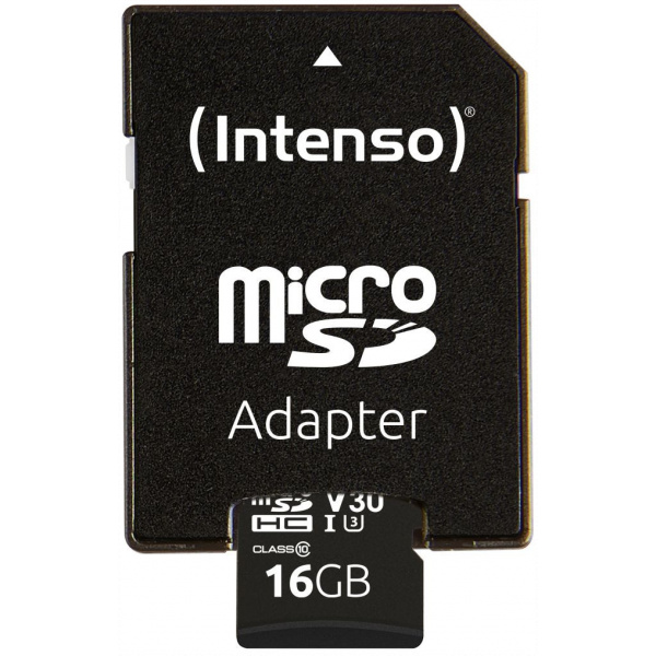 16GB Intenso Professional microSD kártya + SD adapter (Class 10) #3