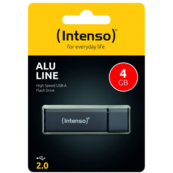 4GB Intenso Alu-Line USB 2.0 Pendrive (szürke) #3