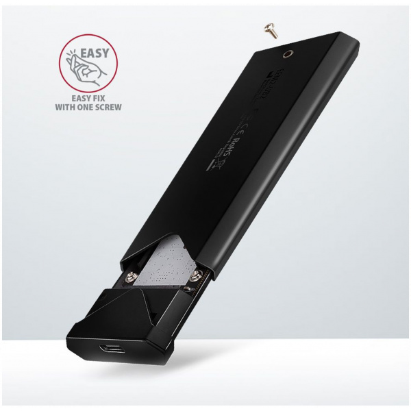 Axagon EEM2-UB2 külső ház NVMe M.2 SSD-hez > USB-C 3.2 Gen 2 #3