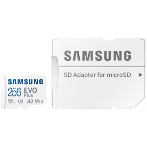 256GB Samsung EVO Plus microSD kártya + SD adapter (Class 10) #2