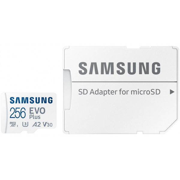 256GB Samsung EVO Plus microSD kártya + SD adapter (Class 10) #2