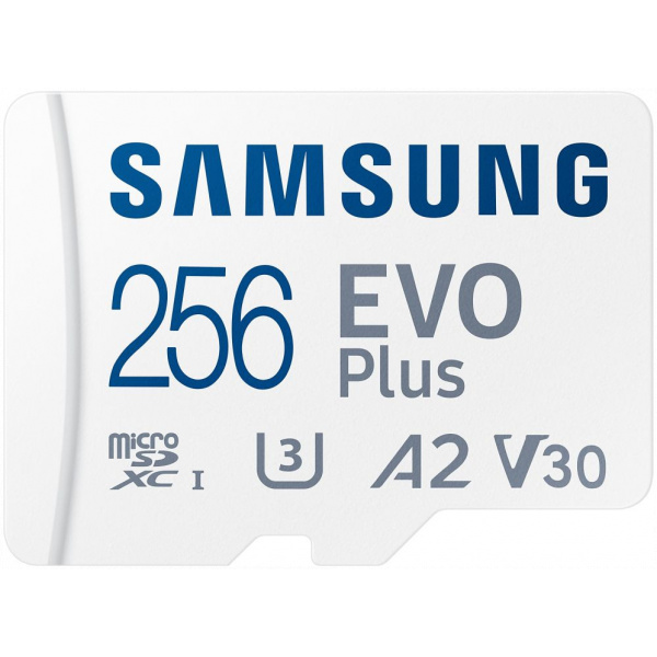 256GB Samsung EVO Plus microSD kártya + SD adapter (Class 10) #4