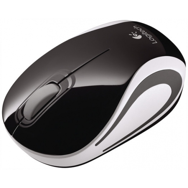 Logitech M187 Wireless Mini Mouse - Black (fekete) #3