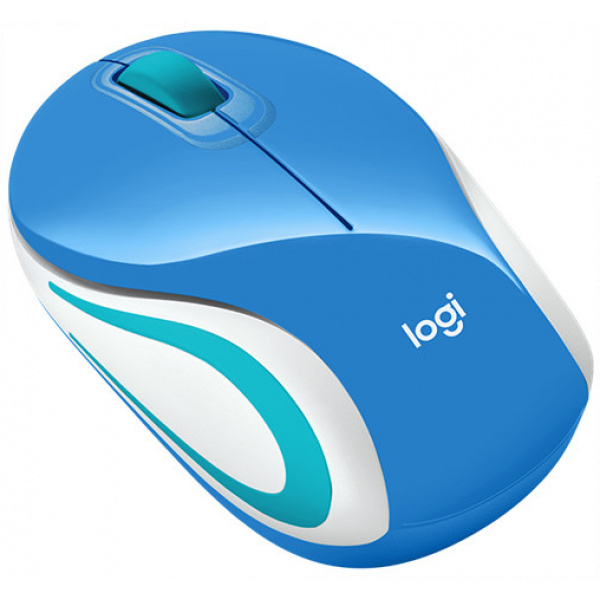 Logitech M187 Wireless Mini Mouse - Blue (kék) #2