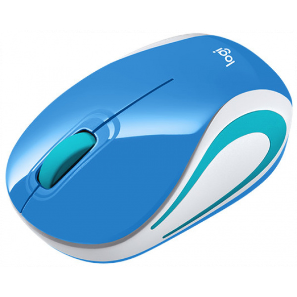 Logitech M187 Wireless Mini Mouse - Blue (kék) #3