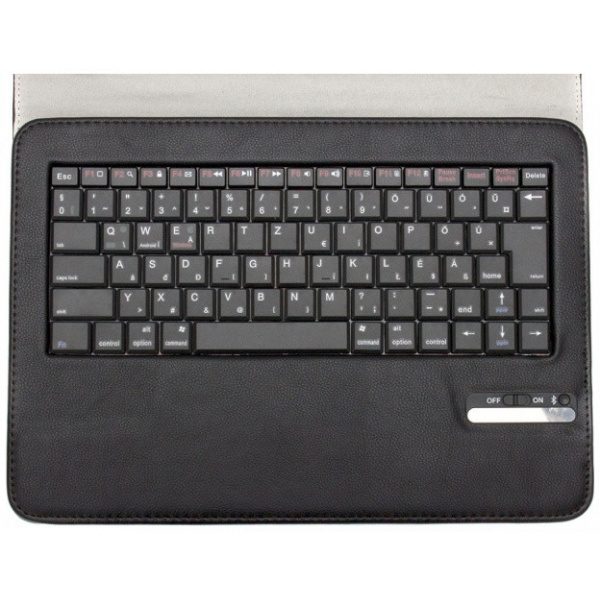 Alcor tablet védőtok támasszal, Bluetooth billentyűvel - 9-10" magyar! #6