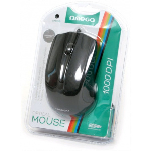 Omega optikai egér OM05 fekete (USB) #2