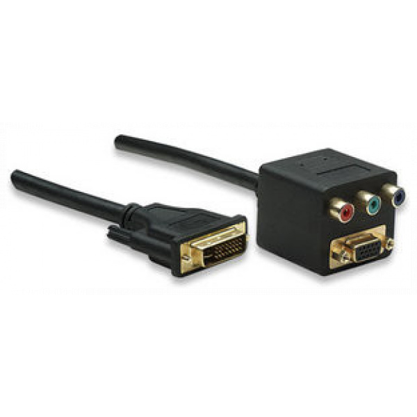 Manhattan DVI-I > VGA + 3x RCA (RGB) video splitter #2