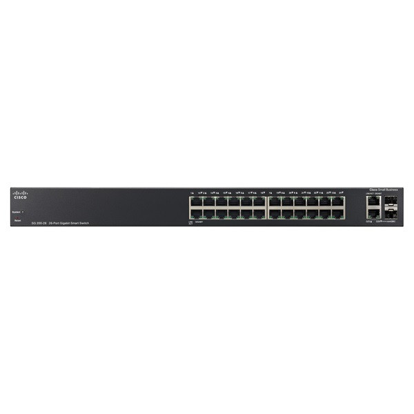 Cisco SG200-26 24+2 port Gbit switch (menedzselhető) #2