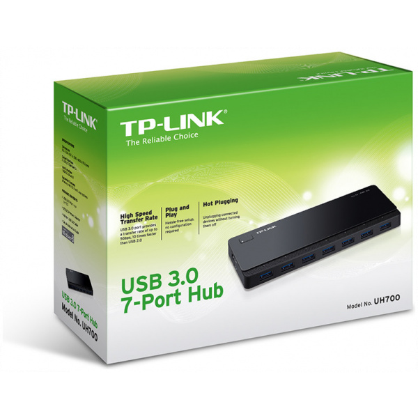 7-portos USB HUB (12V adapterrel) TP-Link UH700 (USB 3.0) #3