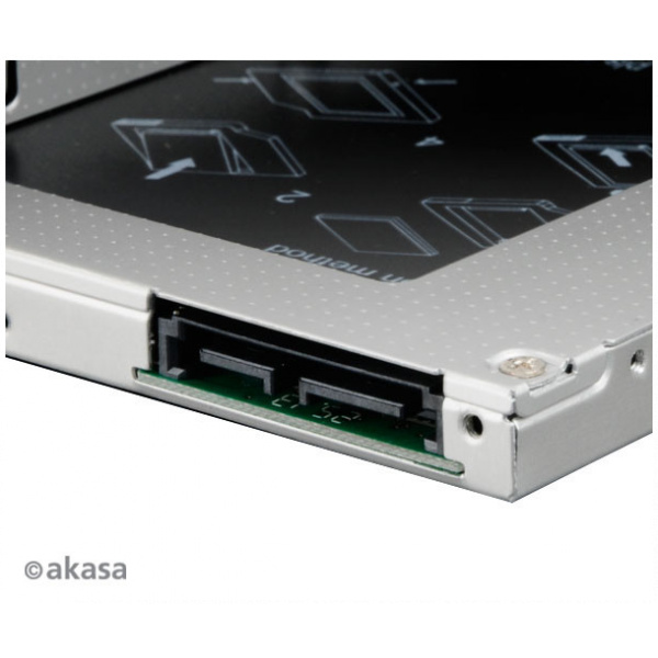 Akasa ultraslim SATA 5.25" beépítő keret HDD/SSD számára (9,5mm) #3