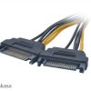 Akasa PCIe VGA tápátalakító kábel (2x SATA > PCIe 6-pin) #2
