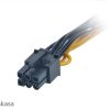 Akasa PCIe VGA tápátalakító kábel (2x SATA > PCIe 6-pin) #3