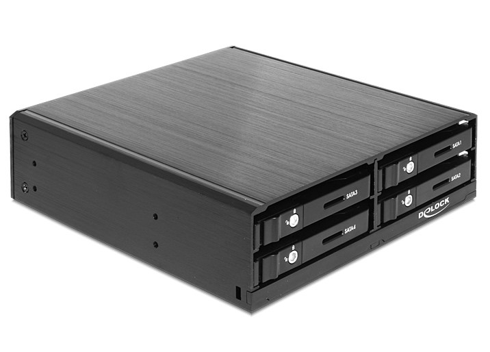 Delock 5.25"-es mobilkeret 4 x 2.5"-es SATA HDD/SSD-hez #2