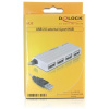 4-portos USB HUB (passzív) DeLock - (USB 2.0) #3
