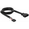 Delock USB 2.0 alaplapi csatlakozó 9 pin > USB 3.0 19 pin (belső) kábel, 30cm #2