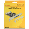 USB 3.0 vezérlő kártya PCI-Express x1 (3+1 port) - DeLock #3