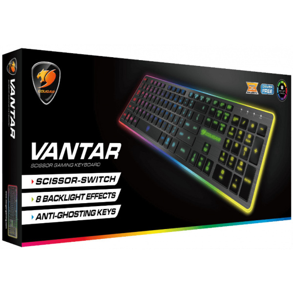 Cougar Vantar LED-es billentyű effektekkel, magyar #7