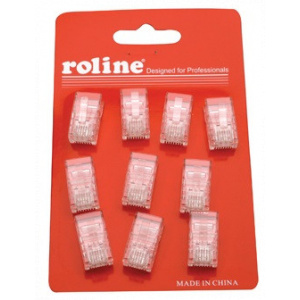 Roline UTP csatlakozó dugó (krimpelhető) RJ45 Cat6 (10db) #2
