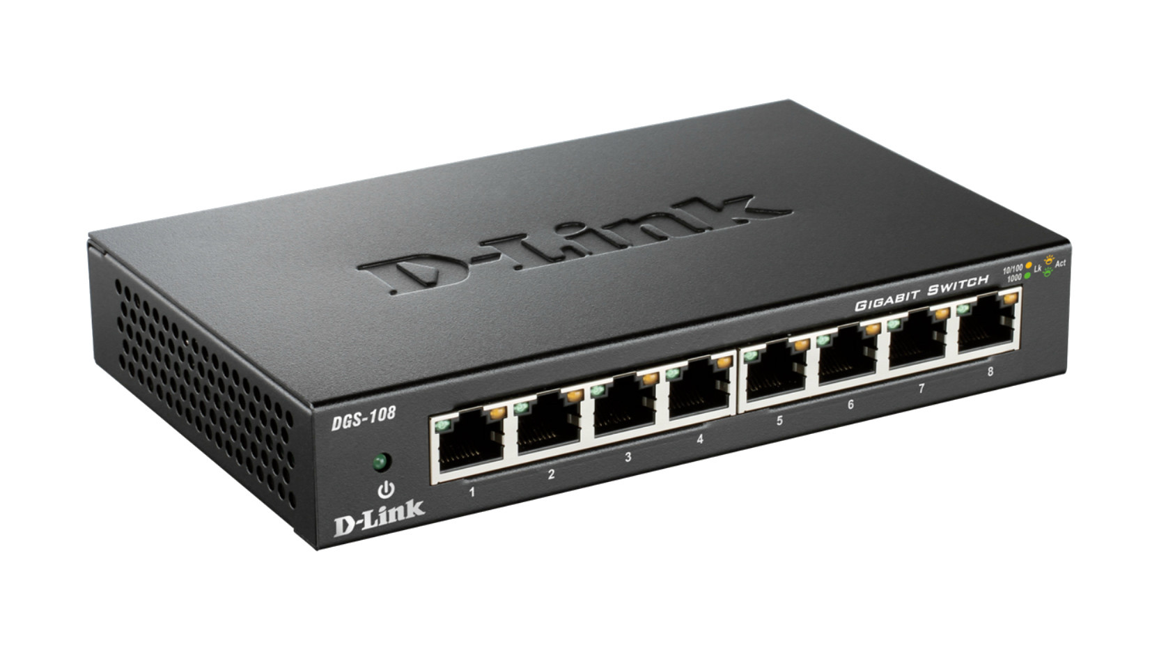 D-Link DGS-108/E 8-port Gbit switch (desktop, fémházas) #2