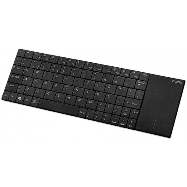 Rapoo E2710 Wireless Touchpad Keyboard billentyűzet (fekete) #3