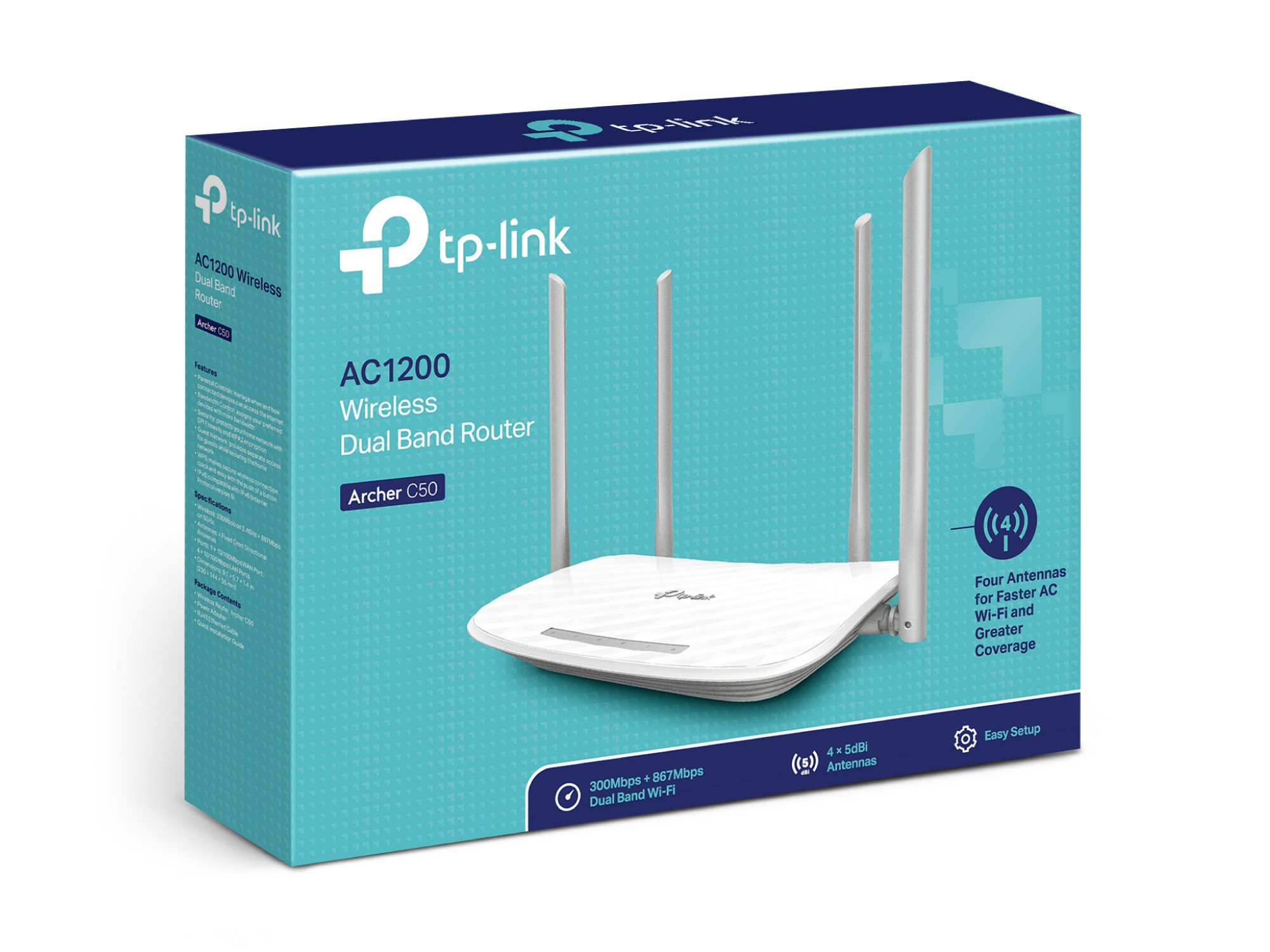 TP-Link Wireless-AC Dual-Band Router (AC1200) Archer C50 #3