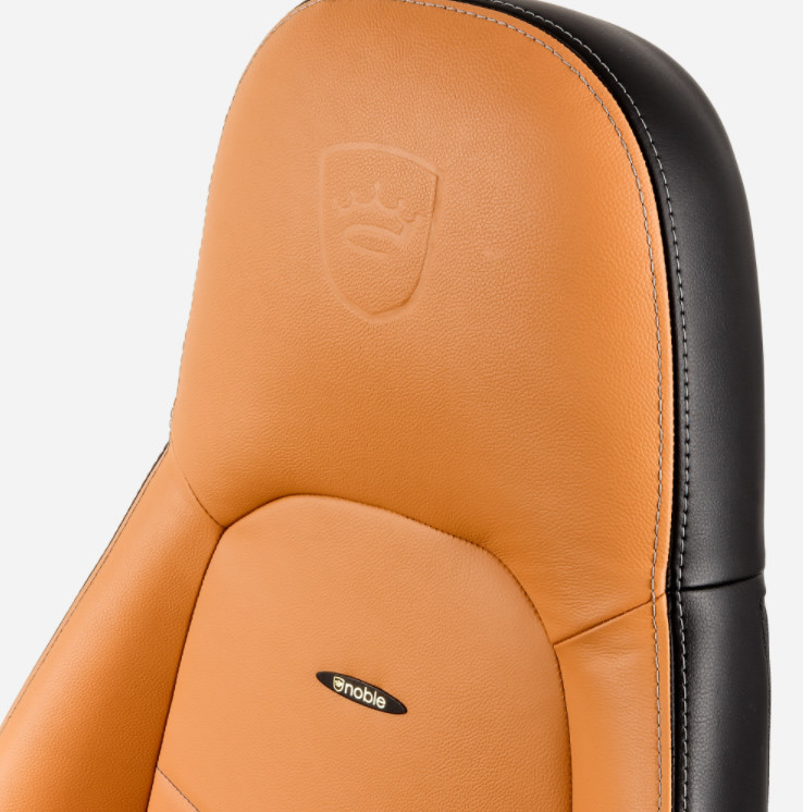 Noblechairs Icon Gaming bőr szék (fekete-konyak) #4