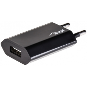 Akyga USB-s töltő (220V) - 1000 mA (fekete) #2