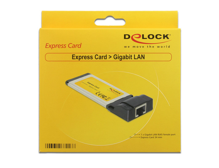 DeLock Gbit ExpressCard hálókártya laptophoz #2