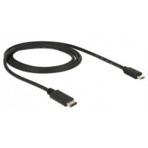 USB 2.0 (C) – USB 2.0 micro B (M/M) kábel 1m Delock #2