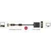 Delock mini DisplayPort > DVI-D 4K aktív átalakító, 20cm kábellel #2