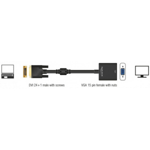 Delock DVI-D 24+1 > VGA (15-DSUB) átalakító #2