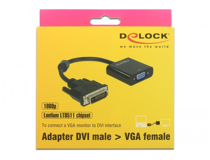 Delock DVI-D 24+1 > VGA (15-DSUB) átalakító #3