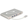 Delock USB Type-C™ 3.1-es dokkolóállomás, 4K (ezüstszürke) #2
