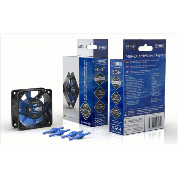 6 cm hűtőventilátor NoiseBlocker BlackSilent FAN XR-1 #3