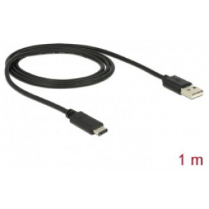 USB 2.0 (C) – USB 2.0 (A) (M/M) kábel 1m Delock #2