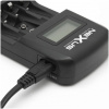 Nexus 220V-os akkutöltő LCD kijelzővel (1-4db AA / AAA akkuhoz) #2