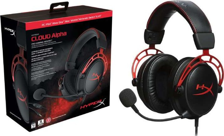 HyperX Cloud Alpha headset (fekete-vörös) #4